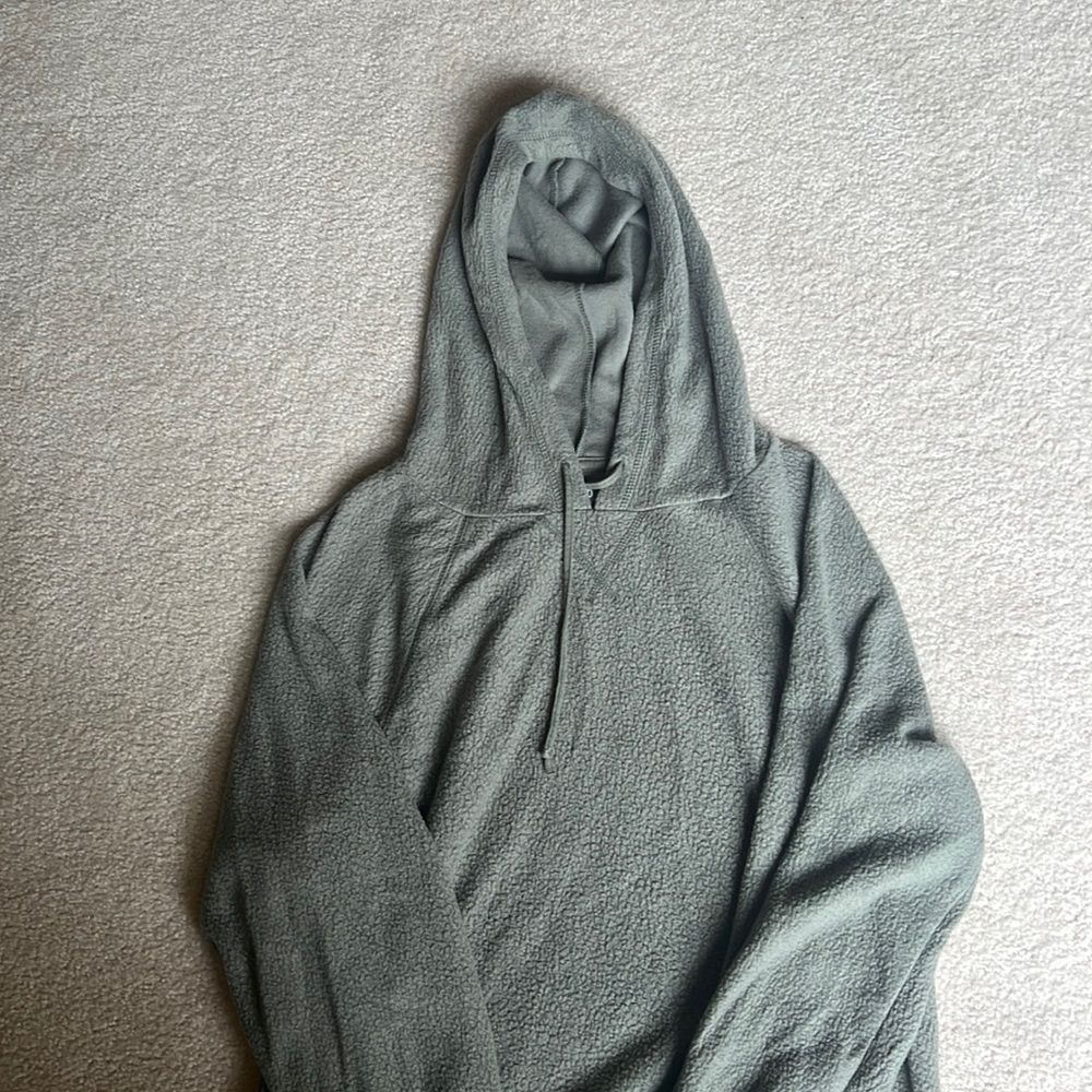 Cozy green sweatshirt